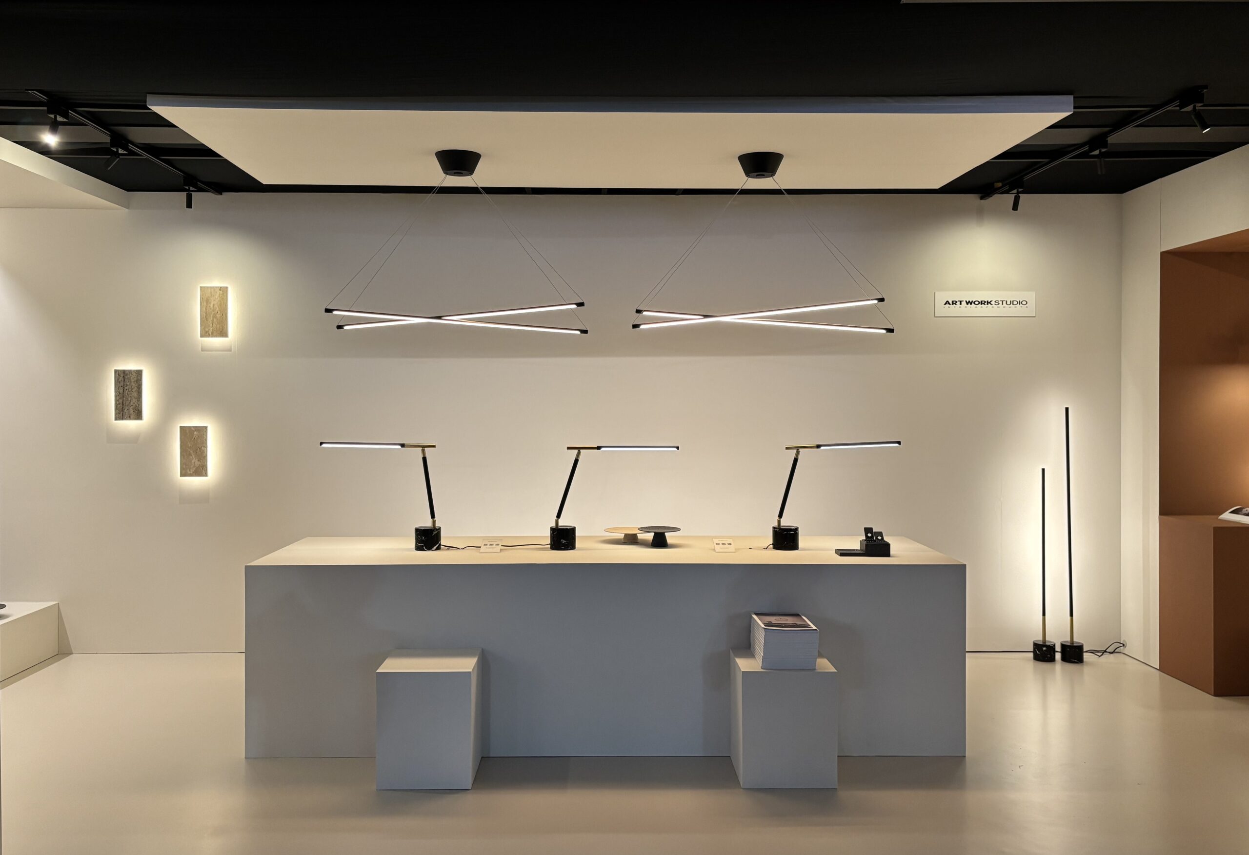商品を美しく見せる展示空間